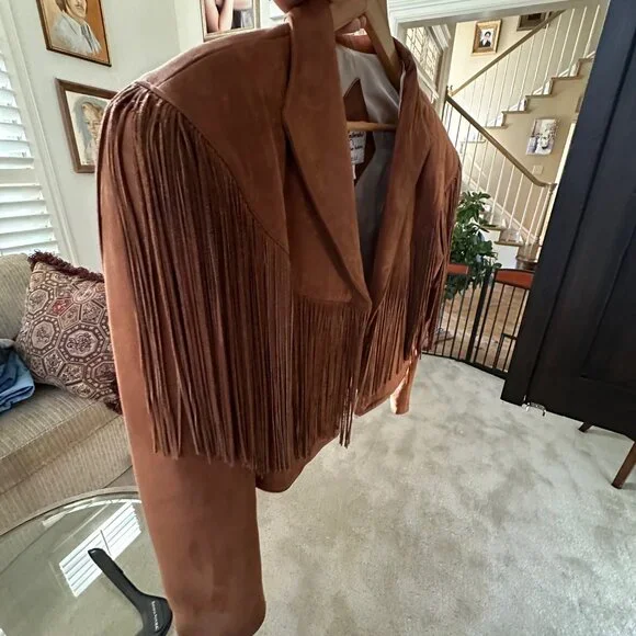 Fringe leather jacket - Picture 5 of 6